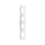 Ideal-Lux - Lampada da parete TUDOR AP4, 70 x 12 x h9 cm, Trasparente