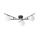 Ideal-Lux - Lampada da soffitto ATLAS PL3 NERO, 50 x 60 x h17 cm, Nero
