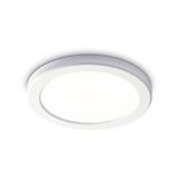 Ideal-Lux - Lampada da soffitto AURA PL ROUND 4000K BIANCO, 22 x 22 x h2 cm, Bianco