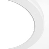 Ideal-Lux - Lampada da soffitto AURA PL ROUND 4000K BIANCO, 22 x 22 x h2 cm, Bianco