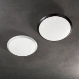 Ideal-Lux - Lampada da soffitto GEMMA PL D29 BIANCO, 29 x 29 x h6 cm, Bianco