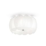 Ideal-Lux - Lampada da soffitto OVALINO PL5, 40 x 40 x h19 cm, Bianco