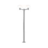 Ideal-Lux - Lampada outdoor CLIO MPT2 GRIGIO, 58 x 20 x h197 cm, Grigio