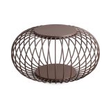 Ideal-Lux - Lampada outdoor DJAMBE PT D74 COFFEE, 74 x 74 x h41 cm, Marrone