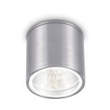 Ideal-Lux - Lampada outdoor GUN PL1 ALLUMINIO, 11 x 11 x h12 cm, Grigio
