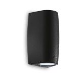 Ideal-Lux - Lampada outdoor KEOPE AP2 NERO, Made in Italy, 9 x 17 x h8 cm, Nero