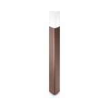 Ideal-Lux - Lampada outdoor PULSAR PT1 COFFEE, 11 x 10 x h80 cm, Marrone