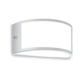 Ideal-Lux - Lampada outdoor REX-1 AP1 GRIGIO, 25 x 12 x h13 cm, Grigio