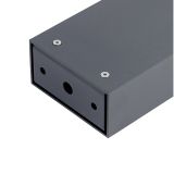 Ideal-Lux - Lampada outdoor SIRIO PT2 H80 ANTRACITE, 10 x 16 x h80 cm, Antracite