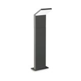 Ideal-Lux - Lampada outdoor STYLE PT H050 ANTRACITE 4000K, 14 x 12 x h50 cm, Antracite