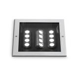 Ideal-Lux - Lampada outdoor TAURUS PT D21 ACCENT SQUARE, 24 x 25 x h13 cm, Grigio