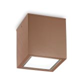 Ideal-Lux - Lampada outdoor TECHO PL1 BIG COFFEE, 15 x 15 x h16 cm, Marrone