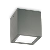 Ideal-Lux - Lampada outdoor TECHO PL1 SMALL ANTRACITE, 9 x 9 x h10 cm, Antracite