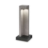 Ideal-Lux - Lampada outdoor TITANO PT H49 4000K, 18 x 18 x h49 cm, Grigio