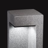 Ideal-Lux - Lampada outdoor TITANO PT H49 4000K, 18 x 18 x h49 cm, Grigio