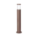 Ideal-Lux - Lampada outdoor TRONCO PT1 H80 COFFEE, 16 x 16 x h81 cm, Marrone