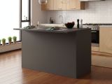 Isola cucina economica 125x90x90h cm antracite e ardesia - Analiza