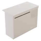 Isola da Cucina Bianco 2 Ripiani 2 Ante 120x60x88h cm, 4 Vani - Corsico