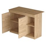 Isola da Cucina Marrone Rovere 2 Ripiani 4 Vani 120x60x88h cm, 2 Ante - Corsico
