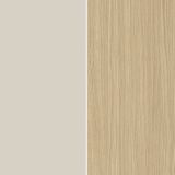 Isola da Cucina Marrone Rovere Beige Cashmere 2 Ripiani 4 Vani 170x80x90h cm, 3 Ante Made in Italy - Mapalesi