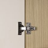 Isola da Cucina Marrone Rovere Beige Cashmere un Ripiano 2 Vani 115x80x90h cm, 2 Ante Made in Italy - Manotere