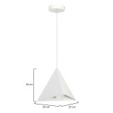 Lampada a Sospensione Bianco, - Crostolo
