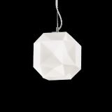 Lampada a Sospensione Bianco Materiale Struttura in Vetro, - Piozzano