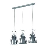 Lampada a sospensione, Lampadario, Luminare sospeso, Lampada a pendente, 60x60h30 cm, Trasparente