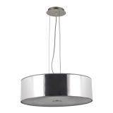 Lampada a sospensione, Lampadario, Luminare sospeso, Lampada a pendente, Made in Italy, 60x60h110 cm, Cromo
