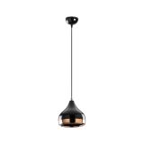 Lampada a Sospensione Nero Marrone Rame 892opv1753 Colore Struttura Marrone - Valbruna