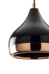 Lampada a Sospensione Nero Marrone Rame 892opv1753 Colore Struttura Marrone - Valbruna