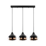 Lampada a Sospensione Nero Marrone Rame 892opv1758 Colore Struttura Marrone - Vernate