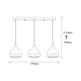 Lampada a Sospensione Nero Marrone Rame 892opv1758 Colore Struttura Marrone - Vernate