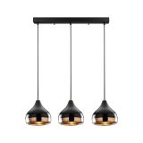 Lampada a Sospensione Nero Marrone Rame 892opv1758 Colore Struttura Marrone - Vernate