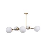 Lampada a Sospensione oro Bianco 892opv1639 Colore Struttura Bianco - Toano