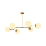 Lampada a Sospensione oro Bianco 892opv1639 Colore Struttura Bianco - Toano