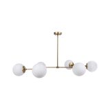 Lampada a Sospensione oro Bianco 892opv1639 Colore Struttura Bianco - Toano