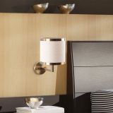 Lampada da Parete Beige oro Attacco e 27 max 40 w Indoor, Colore Struttura oro - Ferriere