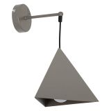 Lampada da Parete Grigio Materiale Aplique in Metallo, - Sezze