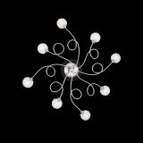 Lampada da parete, Luminaria da parete, Luce a muro, Faretto a muro, 72x72h24 cm, Cromo