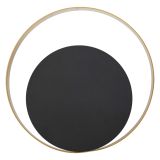 Lampada da Parete Nero oro Necessaria 1 Lampadina Attacco e14, Indoor - Coyhai