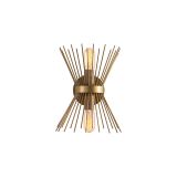Lampada da Parete oro Attacco e 27 max 40 w Indoor, Materiale Aplique in Metallo - Catola