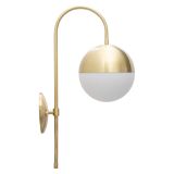 Lampada da Parete oro Bianco Necessaria 1 Lampadina Attacco e14, Indoor - Haines
