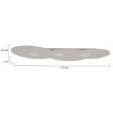 Lampada da Soffitto Bianco, Made in Italy - Secinaro