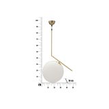 Lampada da Soffitto Bianco oro Indoor Classe Energetica a++, Colore Struttura oro - Granad