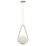 Lampada da Soffitto oro Bianco Necessarie 2 Lampadine Colore Struttura Bianco, Classe Energetica a+ - d - Goma