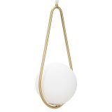Lampada da Soffitto oro Bianco Necessarie 2 Lampadine Colore Struttura Bianco, Classe Energetica a+ - d - Goma