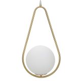 Lampada da Soffitto oro Bianco Necessarie 2 Lampadine Colore Struttura Bianco, Classe Energetica a+ - d - Goma