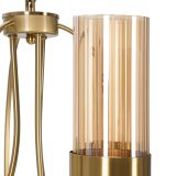 Lampada da Soffitto oro Necessarie 3 Lampadine Materiale Struttura in Vetro, - Darona