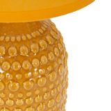 Lampada da Tavolo Arancione Necessaria 1 Lampadina Attacco e14, Paralume - Bethel